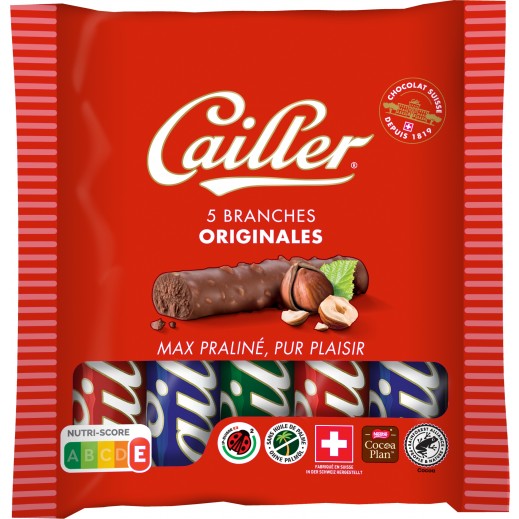 Cailler Branches Praline Mass Coated With Chocolate And Hazelnuts 115Gm