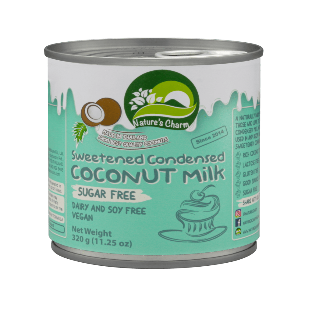 Nature Charm Sweetened Sugar Free Vegan Condensed Coconut Milk 320Gm
