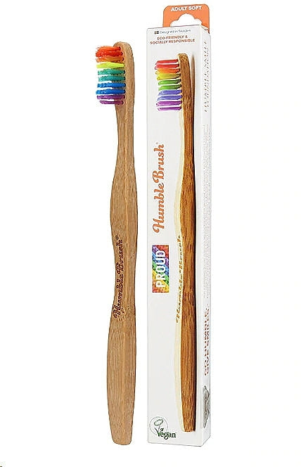 Humble Mixed Color Ultra Soft Pack 20P Bamboo Toothbrush Kids 1Pcs