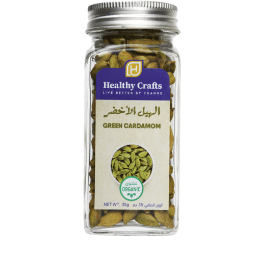 Healthy Crafts Organic Green Cardamom 35Gm