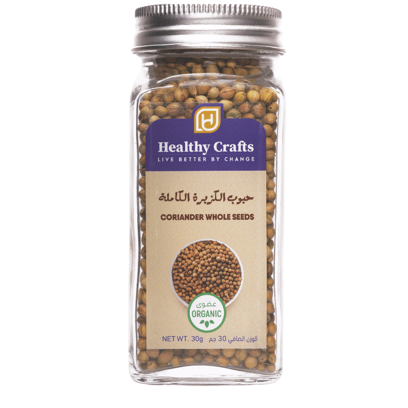 Healthy Crafts Organic Coriander Whole Seeds 35Gm