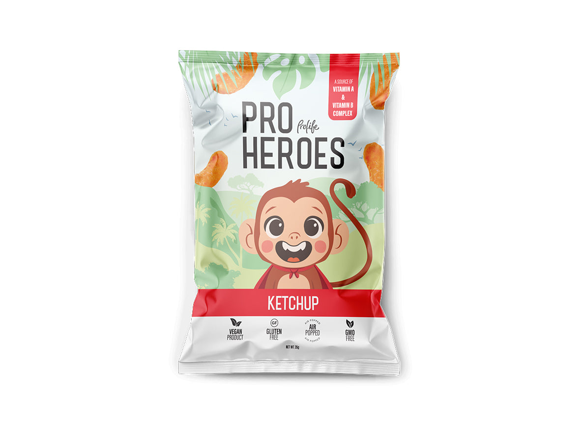 Prolife Ketchup Heroes Puffs 35Gm