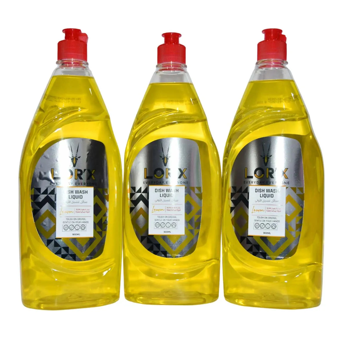 Lorx Lemon 3P Promo Dish Wash Liquid 900Ml