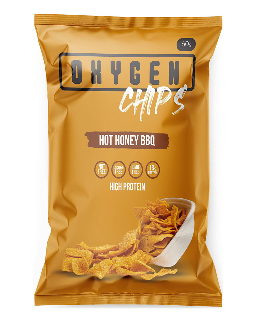 Oxygen Hot Honey Bbq Chips 60Gm