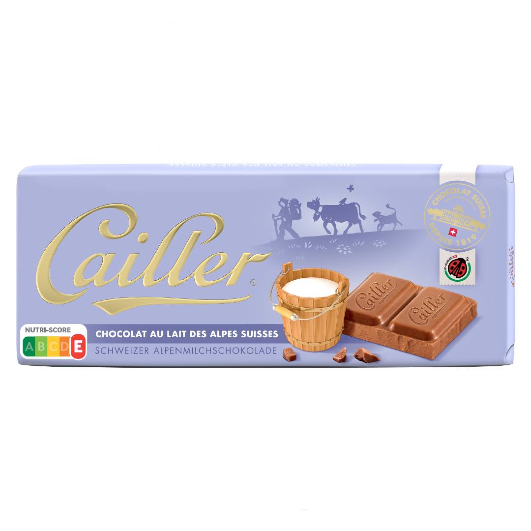 Cailler Swiss Alps Milk Chocolate 100Gm
