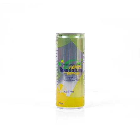 Rawdatain Lemon Carbonated Natural Flav Water Can 250Ml