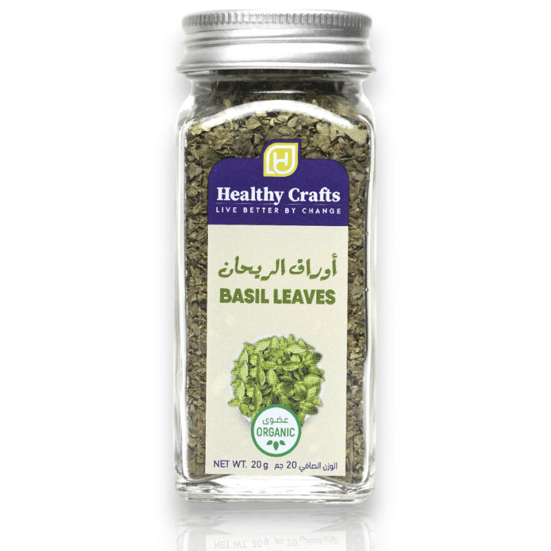 Healthy Crafts Organic Basil Leaves 20Gm