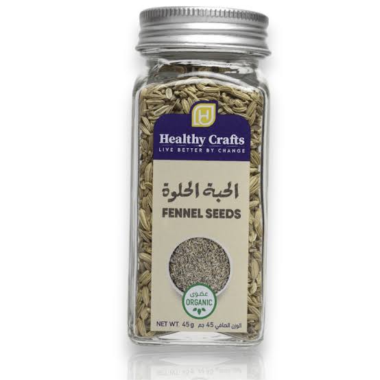 Healthy Crafts Organic Fennel Seeds 45Gm