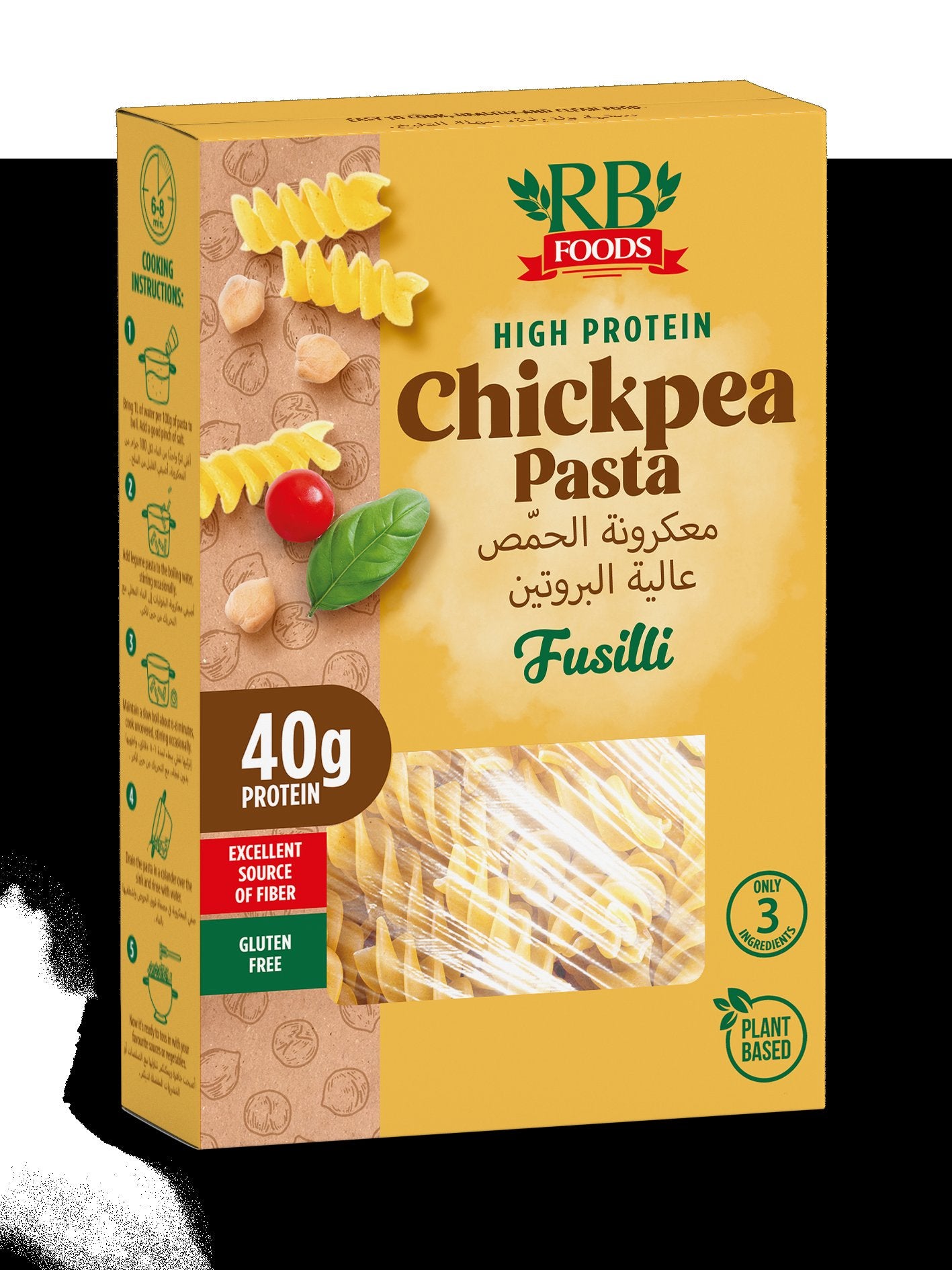 Rb Foods Chickpea High Protein Pasta 227Gm