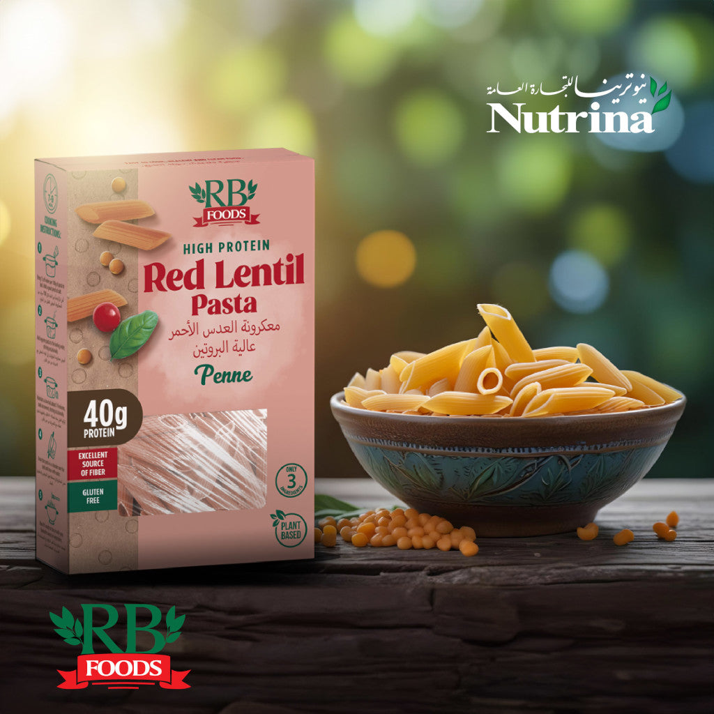 Rb Foods Red Lentil High Protein Pasta 227Gm