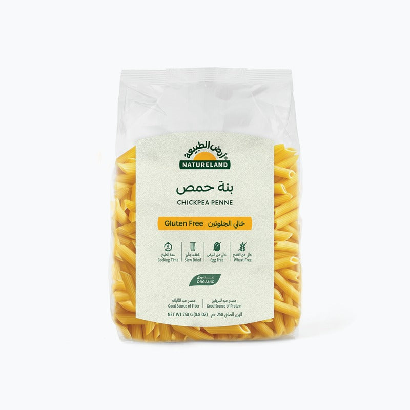 Natureland Chickpea Penne Gluten Free Pasta 250Gm