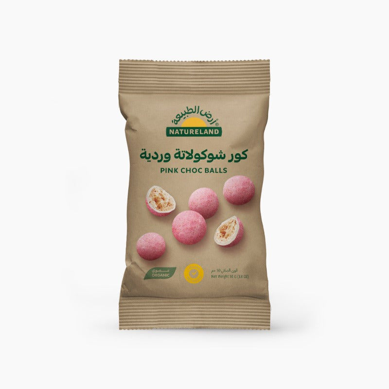 Natureland Pink Choco Balls 50Gm