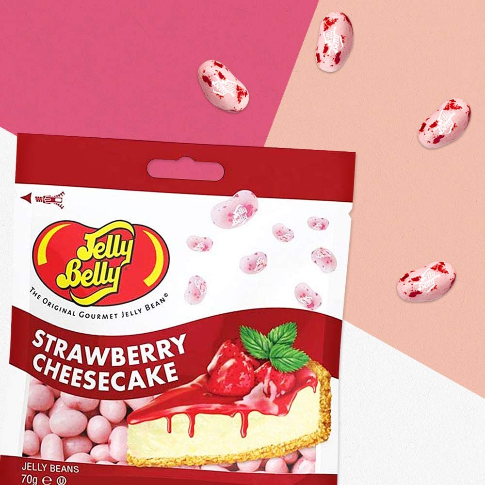 Jelly Belly Strawberry Cheesecake Jelly Beans 70Gm