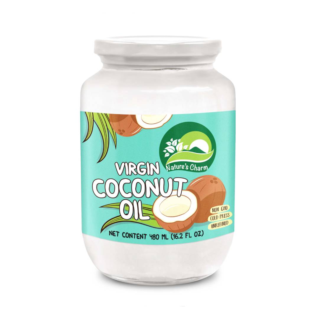 Nature Charm Unrefined Cold Press Virgin Coconut Oil 480Ml