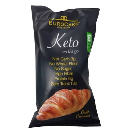 Euro Cake Butter Keto Croissants 40Gm