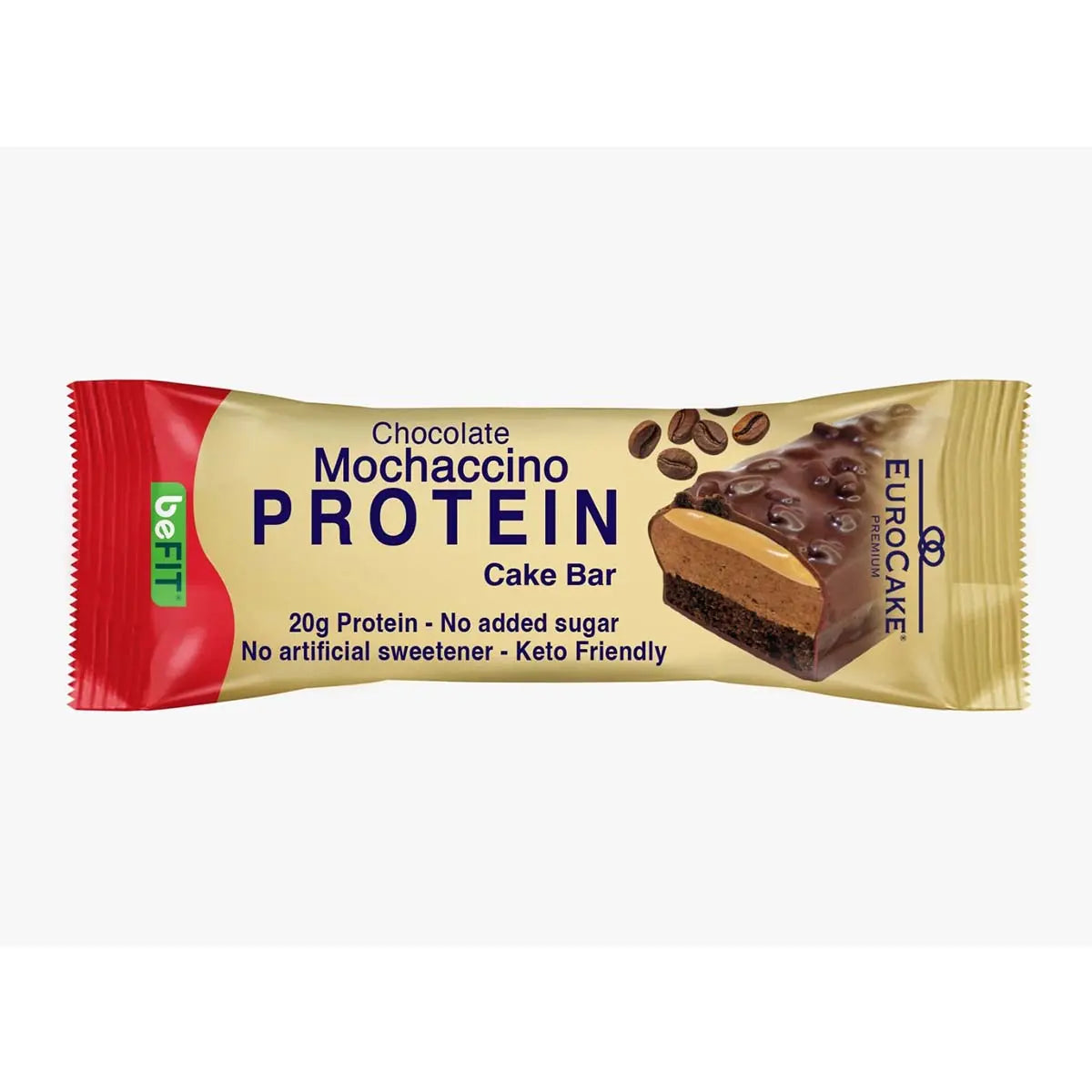 Euro Cake Choc Mochaccino Protein Cake Bar 65Gm
