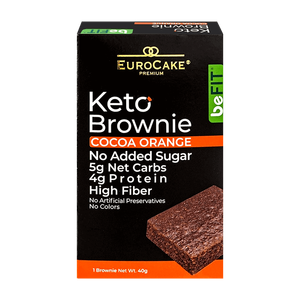 Euro Cake Double Choc Chips Gluten Free Premium Crunchy Protein Cookie 40Gm