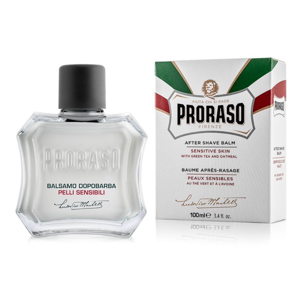 Proraso Green Tea And Oatmeal Sensitive Skin Shave Balm 100Ml