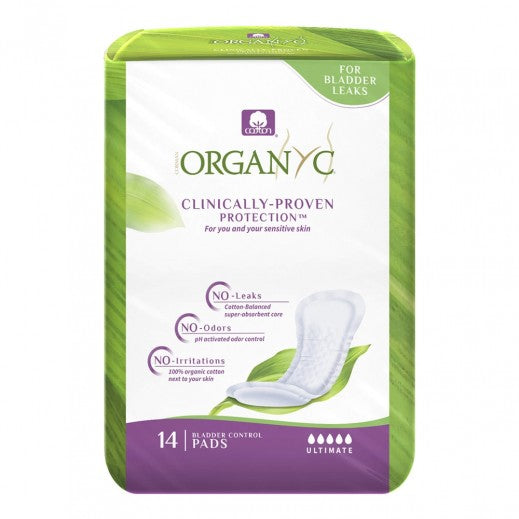 Organyc Ultimate 14P Light Incontinence Pads 1Pk
