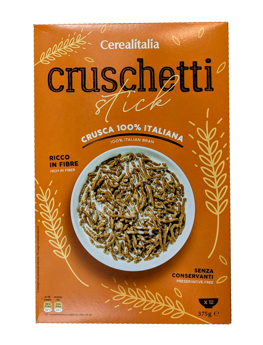 Cerealitalia Cruschetti Stick Cereal 375Gm