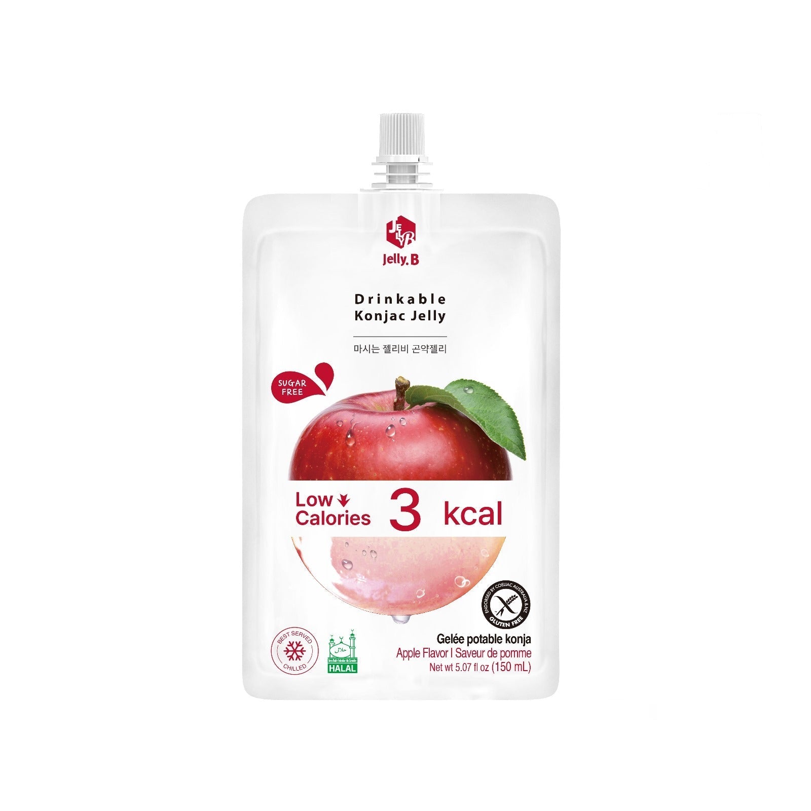 Jelly B Apple Drinkable Konjac Jelly 150Ml