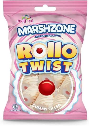 Marshzone Rollo Twists Marshmallows 150Gm