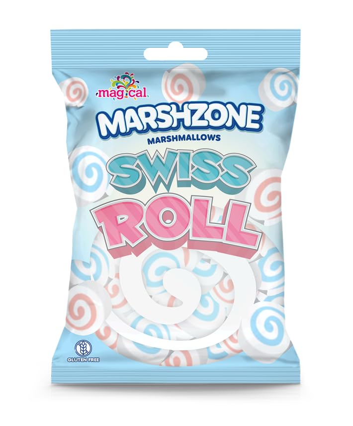 Marshzone Swiss Roll Marshmallows 150Gm