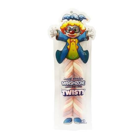 Marshzone Clowns Marshmallows Twisty 25Gm