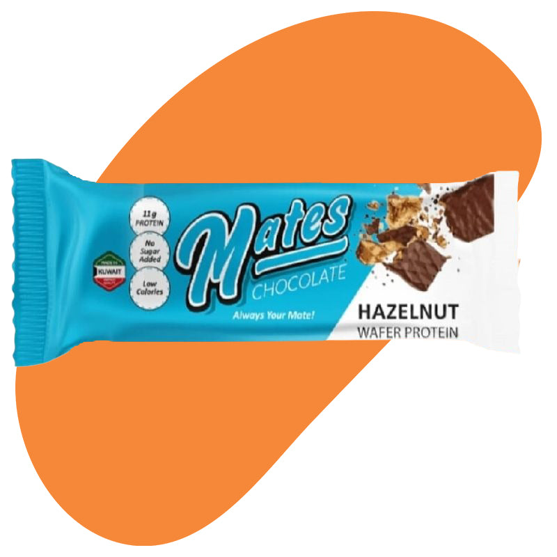 Mates Hazelnut Protein Wafer 46Gm