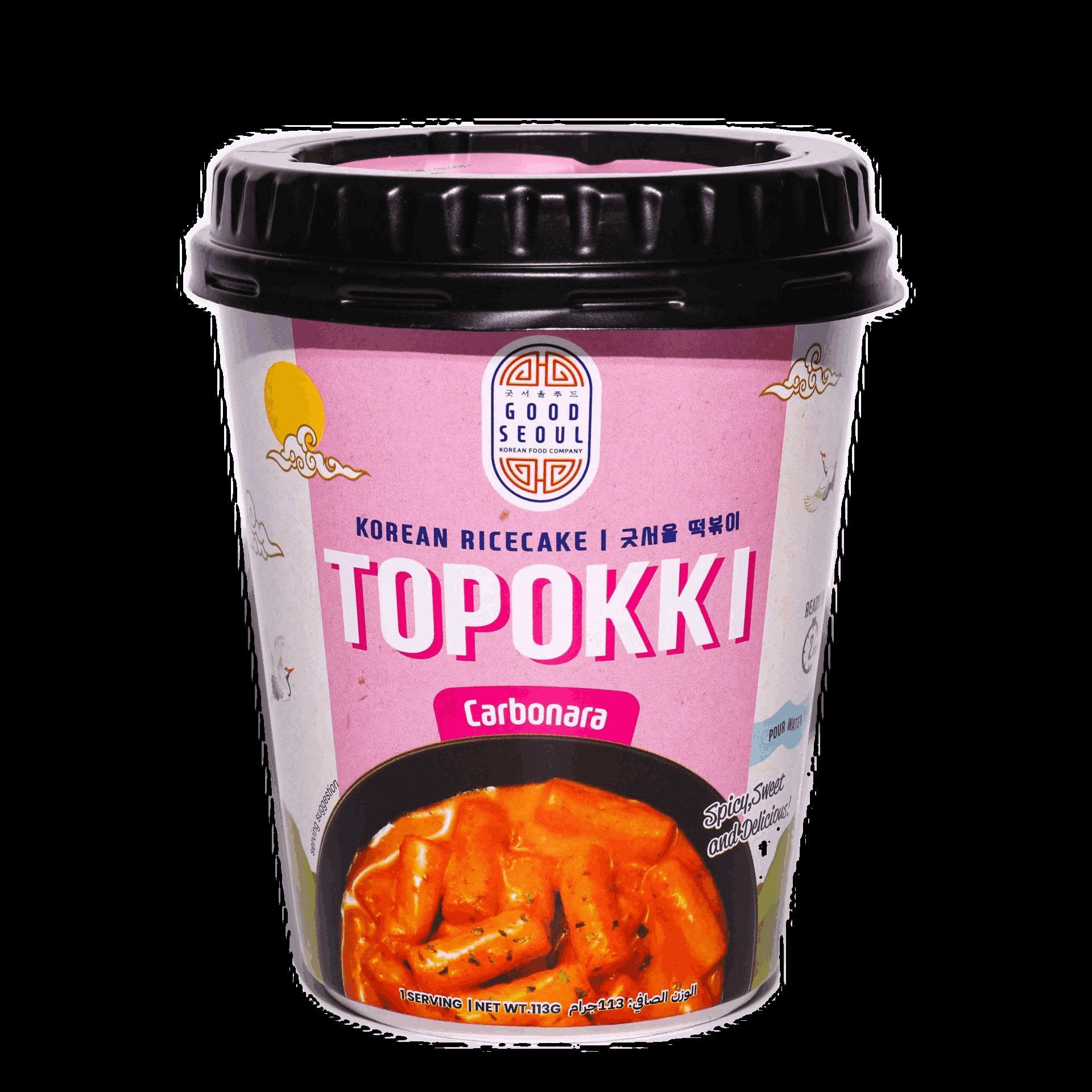 Good Seoul Topokki Carbonara Korean Rice Cake 113Gm