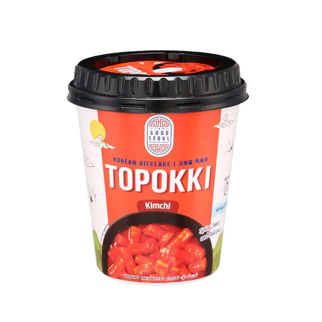 Good Seoul Topokki Kimchi Korean Rice Cake 113Gm