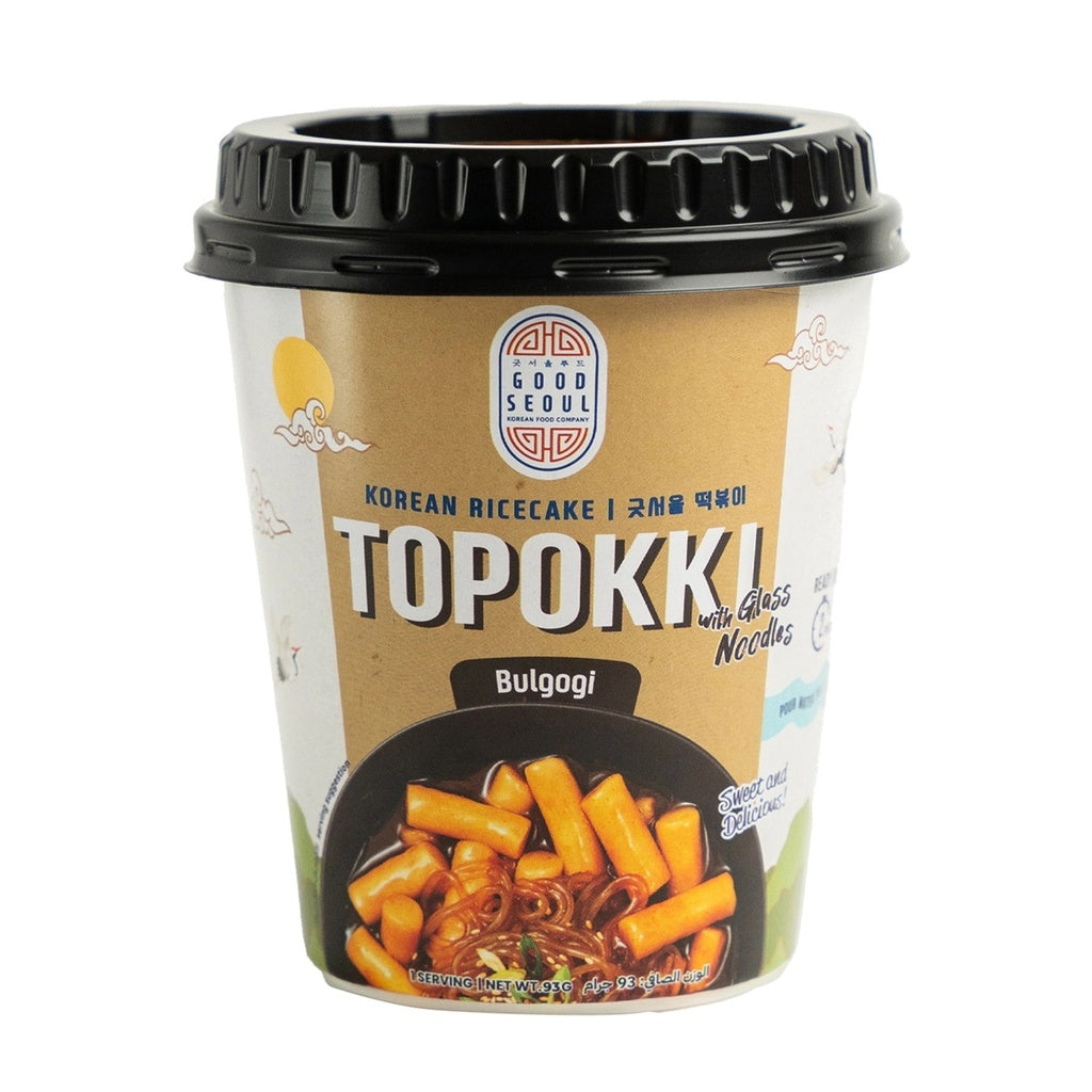 Good Seoul Topokki Bulgogi With Glass Noodles Korean Rice Cake 93Gm