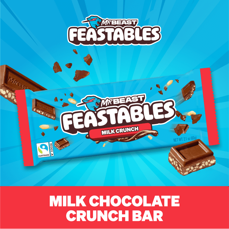 Mr Beast Milk Crunch Chocolate 60Gm