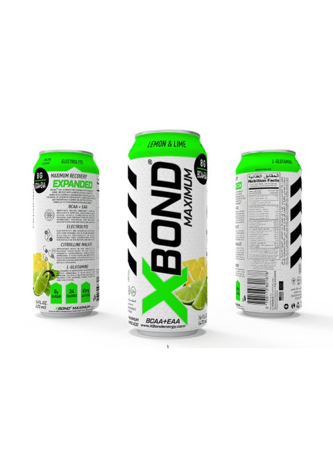 Xbond Max Lemon And Lime Bcaa+Eaa Drink 473Ml