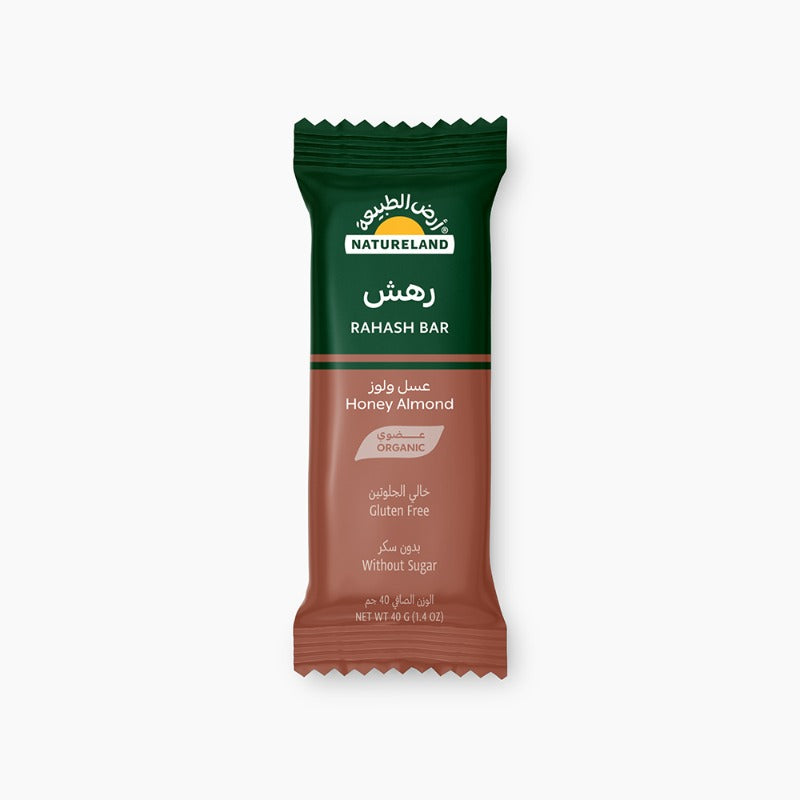 Natureland Honey Almond Rahash Bar 40Gm