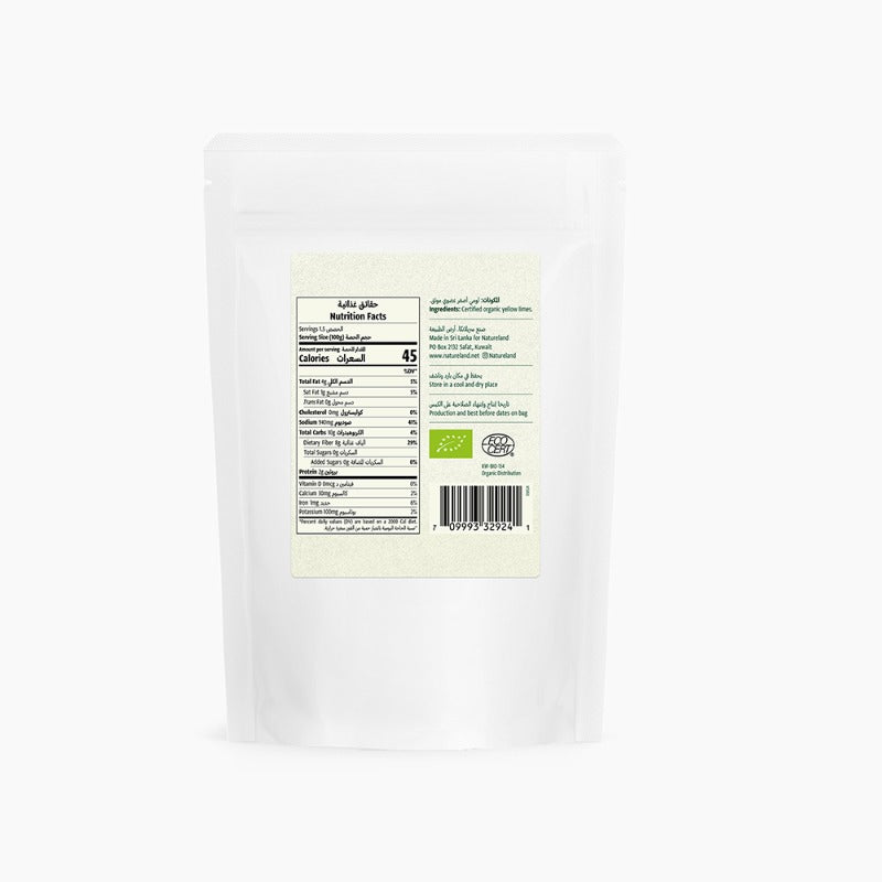 Natureland Dried Yellow Limes 150Gm