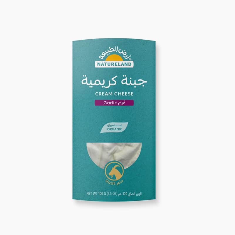 Natureland Goat Garlic Cream Cheese 100Gm