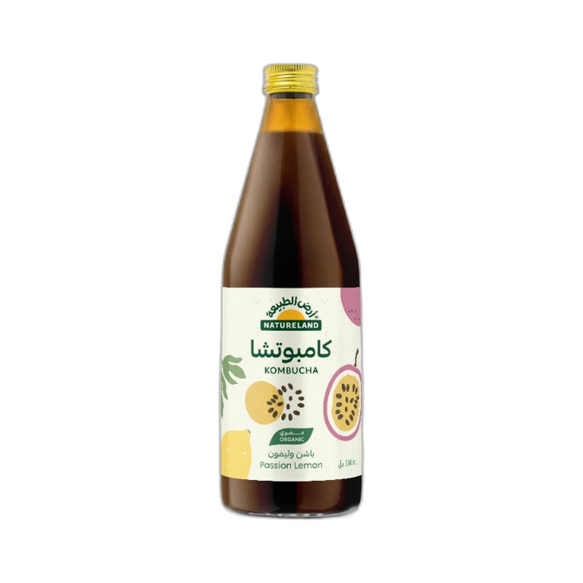 Natureland Passion Lemon Kombucha 330Ml