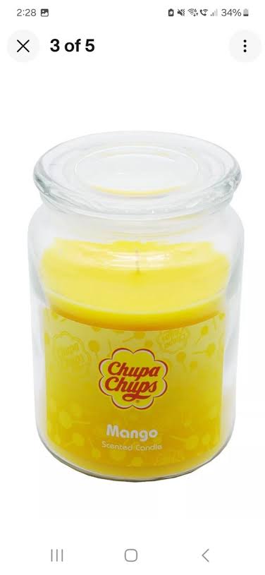 Chupa Chups Mango Jar Candle 510Gm