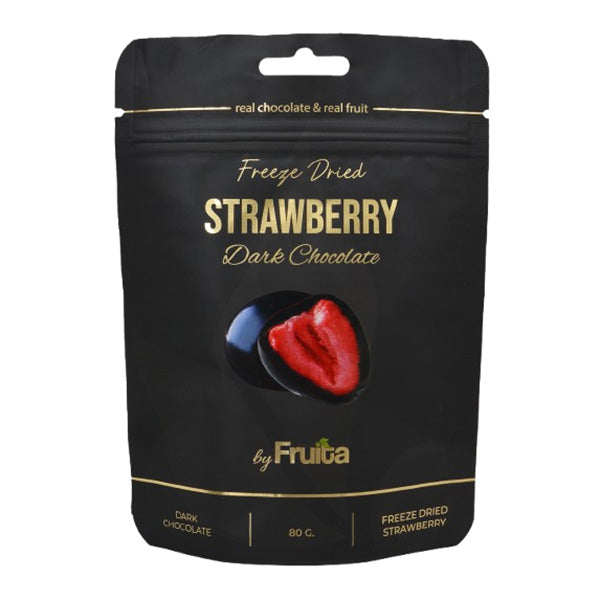 Fruita Strawberry Dark Chocolate Freeze Dried 80Gm