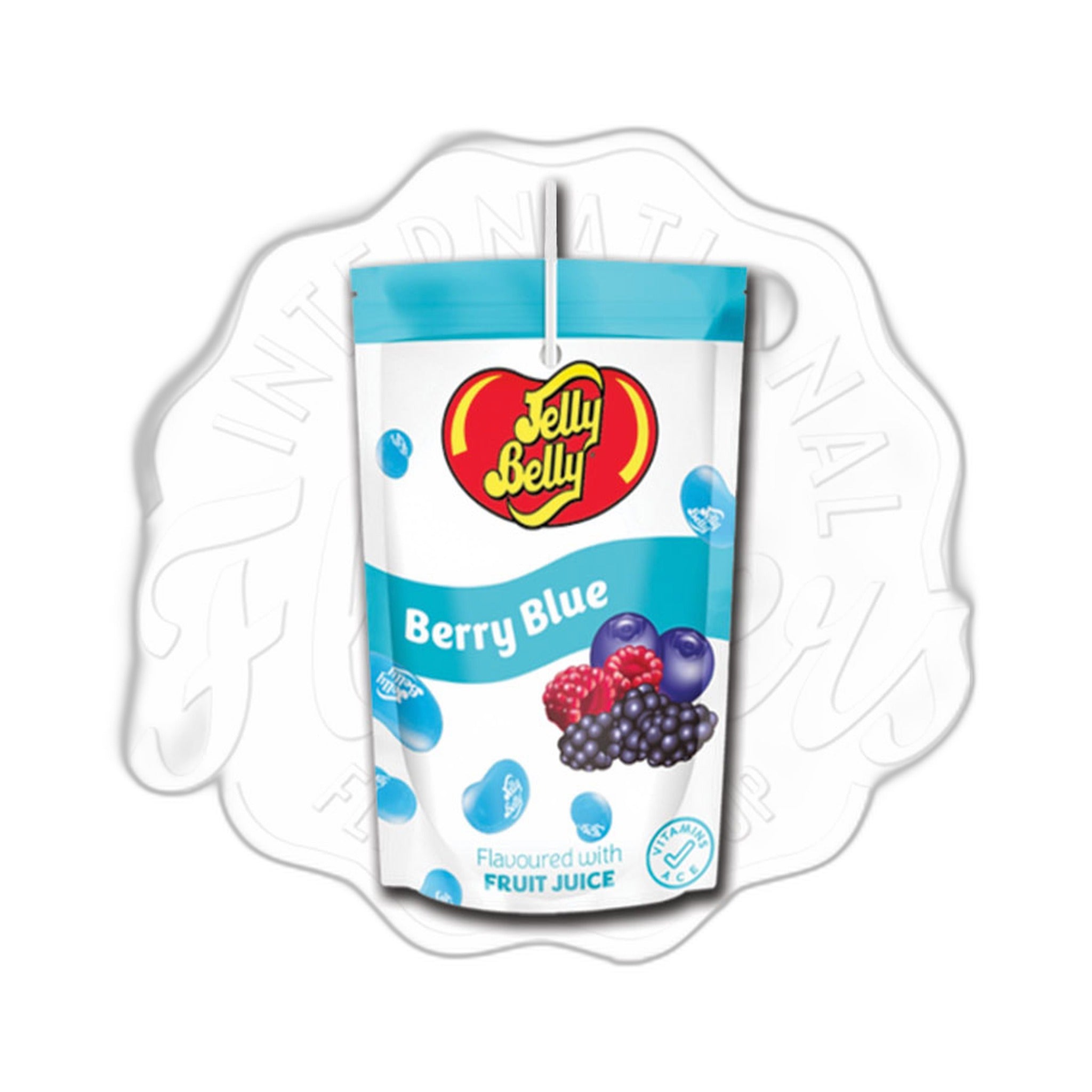 Jelly Belly Berry Blue Jelly In Pouch 200Ml