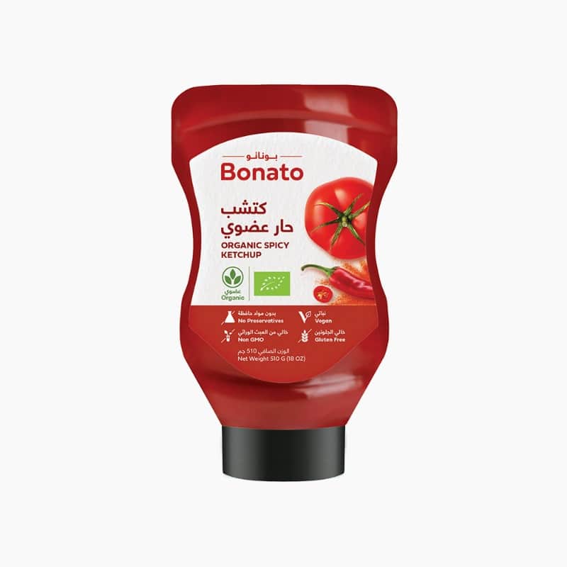 Bonato Organic Ketchup 490Gm