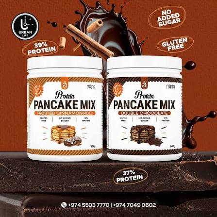 Nano Double Chocolate Pancake Powder 500Gm