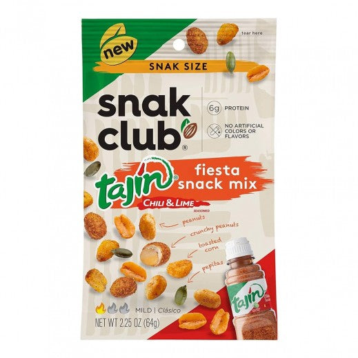 Snak Club Fiesta Tajin Chili And Lime Snack Mix 64Gm