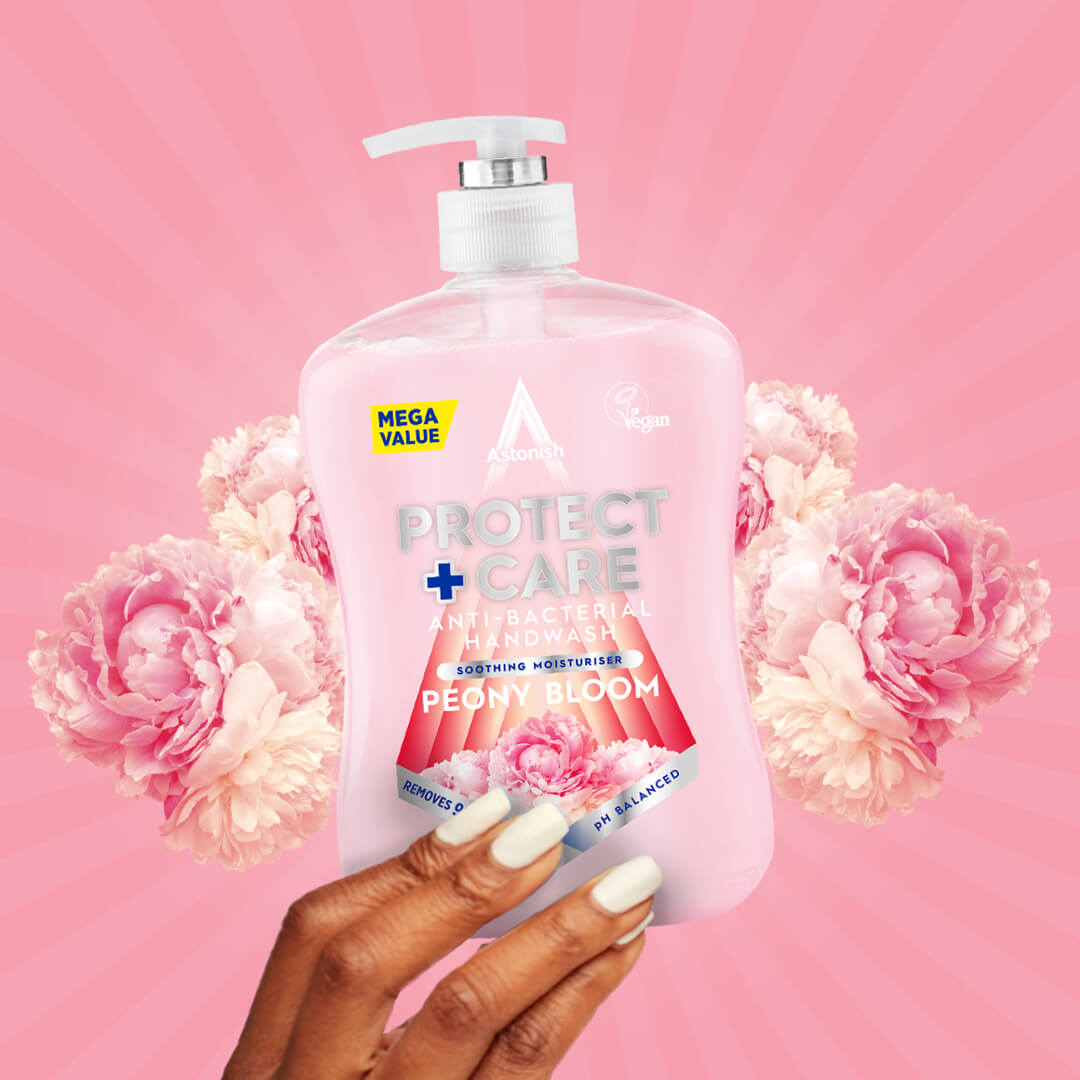 Astonish Peony Bloom Anti Bacterial Hand Wash 600Ml