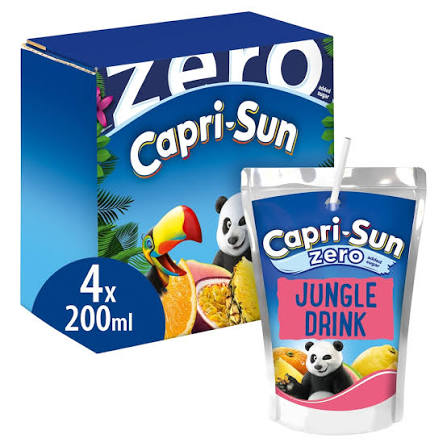 Capri Sun 4P Zero Zungle Juice 200Ml