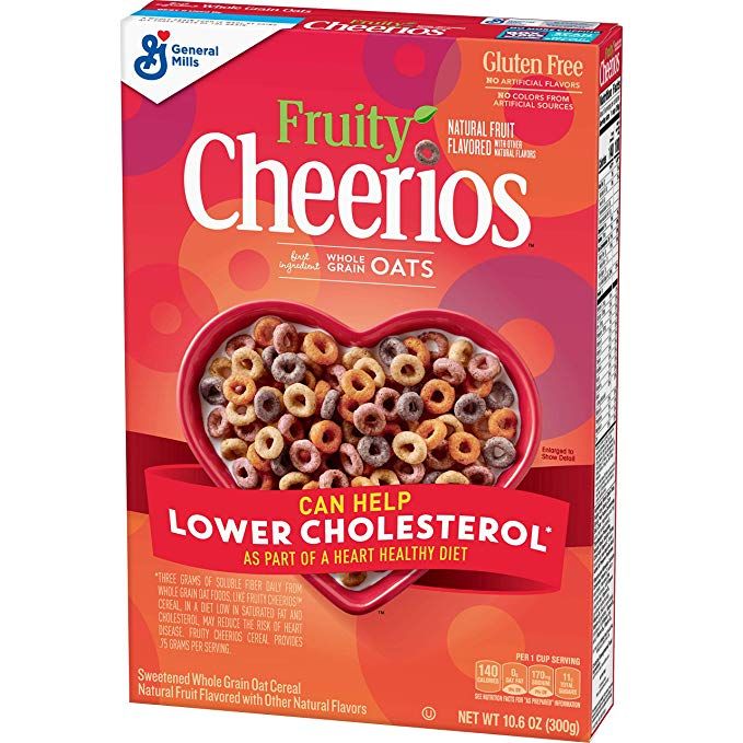 General Mills Fruity Cheerios Cereals 10.6Oz
