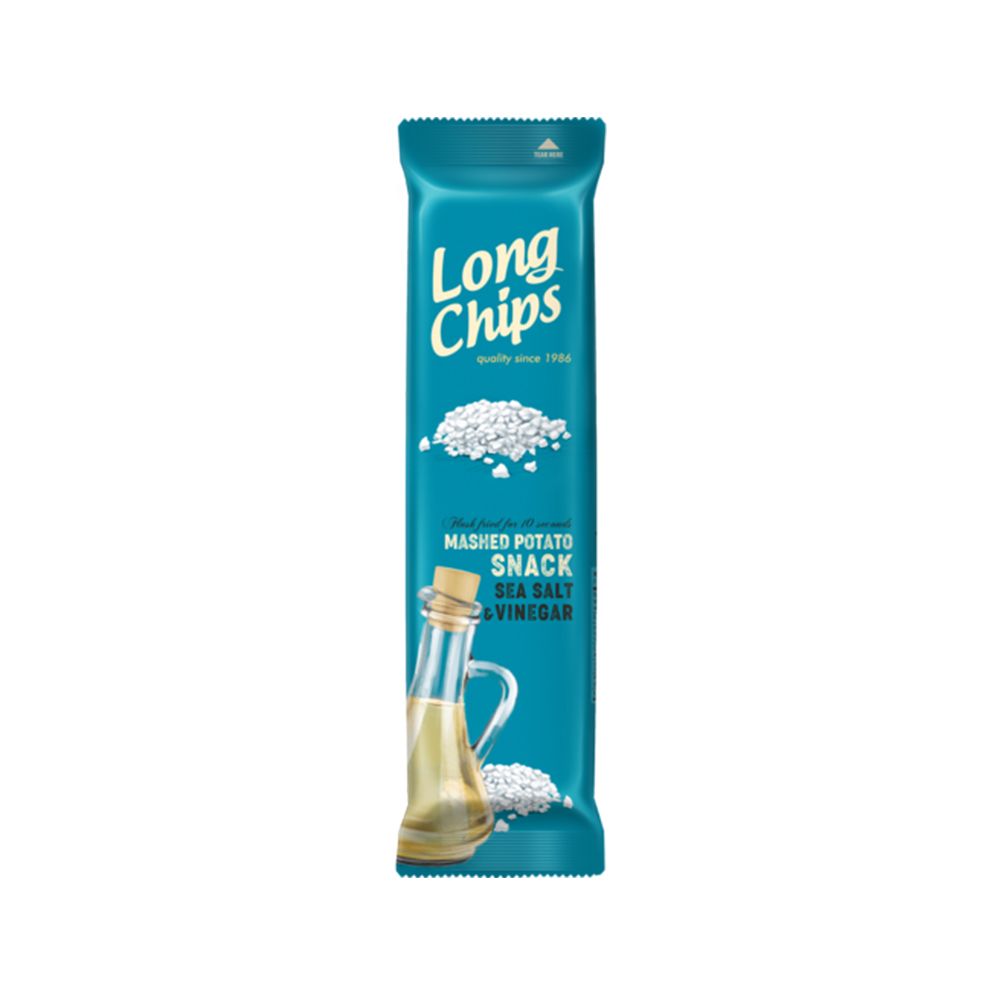 Long Chips Sea Salt And Vinegar Potato Snack 75Gm