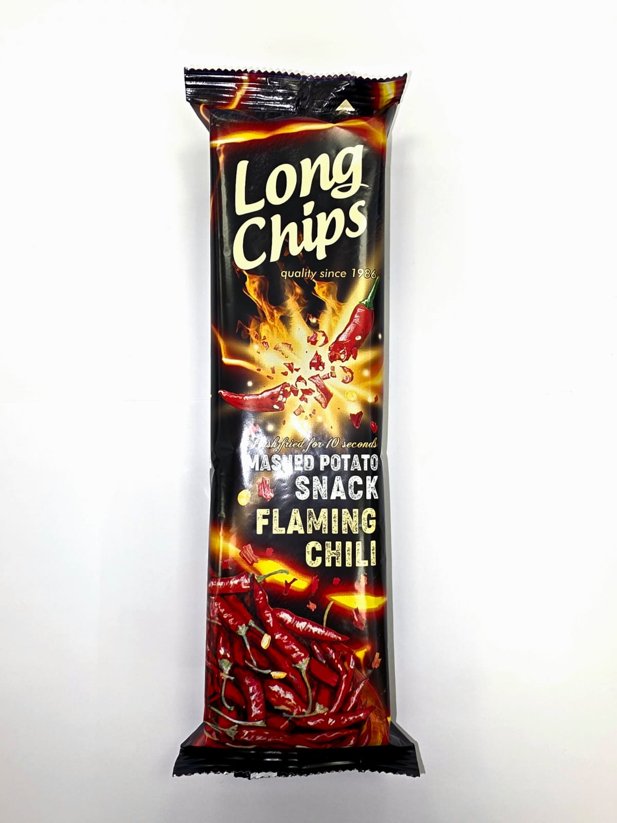 Long Chips Flaming Chili Potato Snack 75Gm