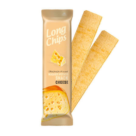 Long Chips Cheese Potato Snack 75Gm